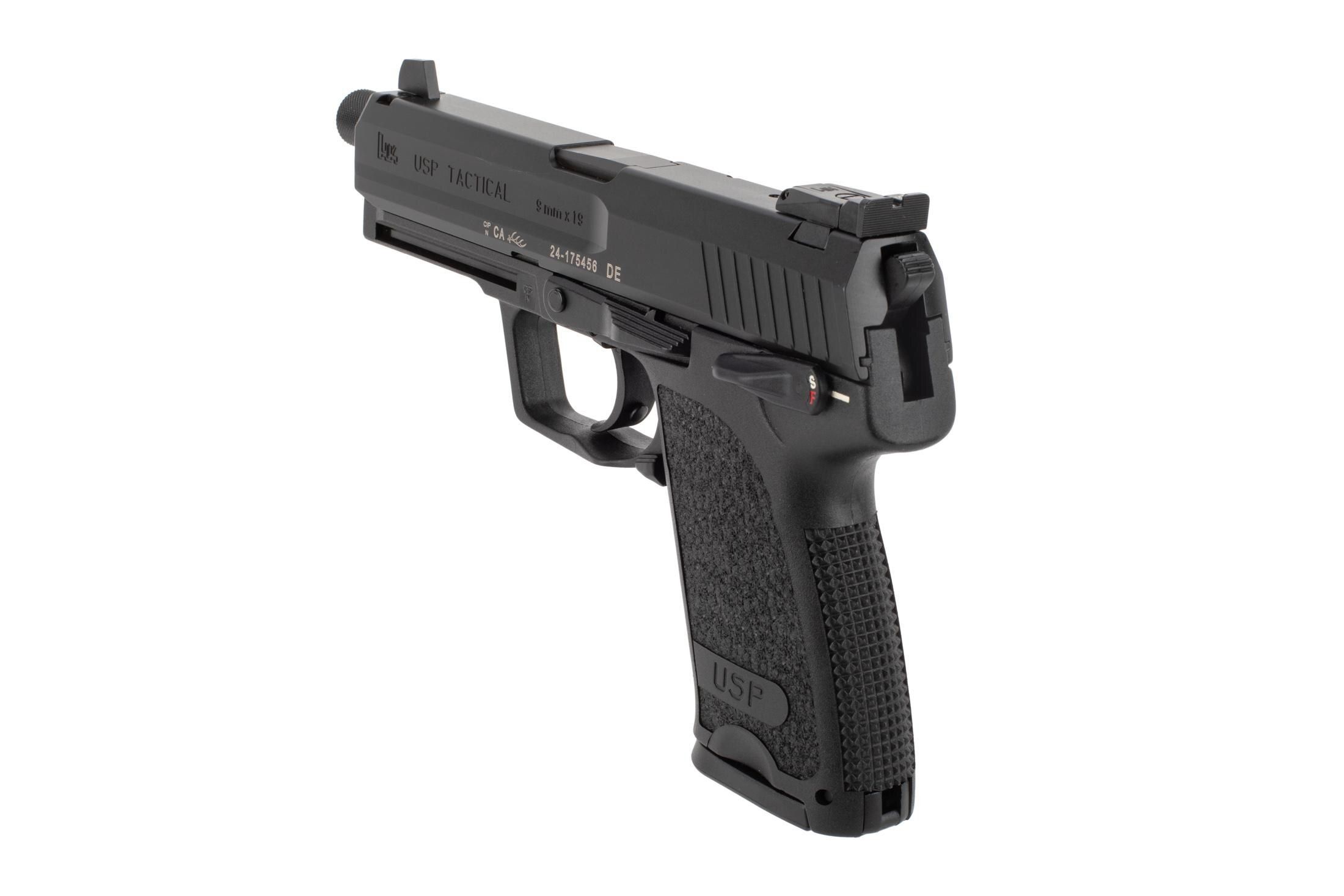 H&K USP 9 Tactical Pistol - Black - 15 Round
